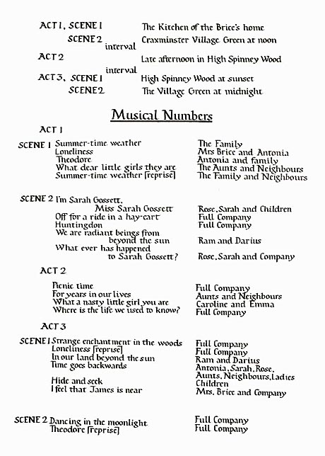 Page 3 of the Programme