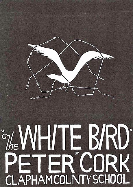 The front cover of The White Bird programme