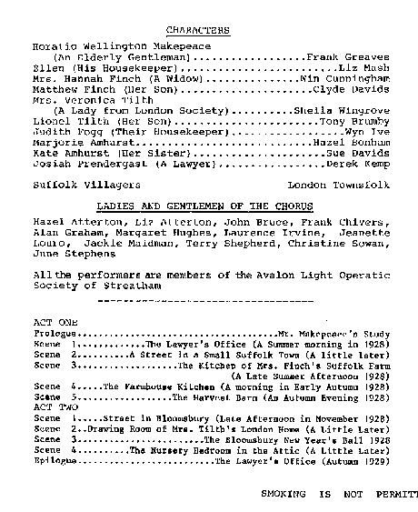 Page 2 of the Programme