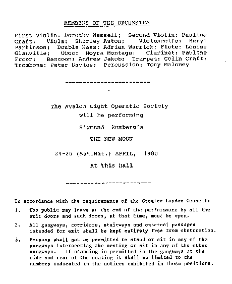 Page 4 of the Programme